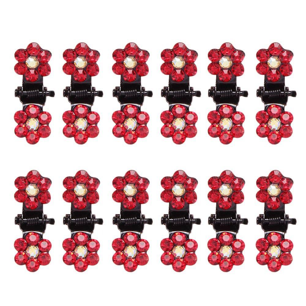 Metal Crystal Headwears Girls Hair Clip Claw Clip Mini Hair Claw Headwear Clip Grip