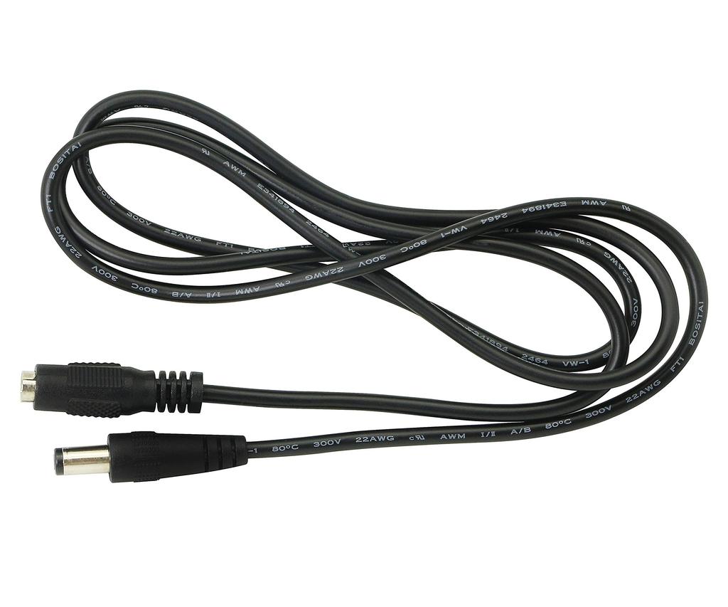 CERRXIAN 3M 2pcs 2.5mm x 5.5mm DC Plug Extension Cable DC Extension Cable Cord, Male to Female DC Power, Enables Flexible Options for Setting Up