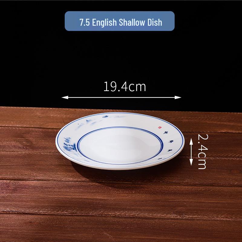 Large High-Footed Ceramic Soup & Noodle Bowl