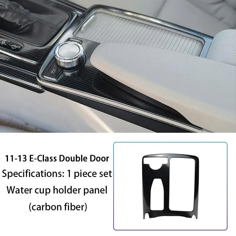 Kohlefaser Mittelkonsole Schalthebel Panel Abdeckung Für Mercedes Benz E-Klasse W212 W207 Coupe E260 E350 Armlehnenbox Dekoration