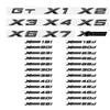 Car Emblem 3D Glossy Black ABS Label for XDrive18i 20i 23i 25i 28i 30i 35i 40i 45i 50i 55i X1 X2 X3 X4 X5 X6 X7 Accessories