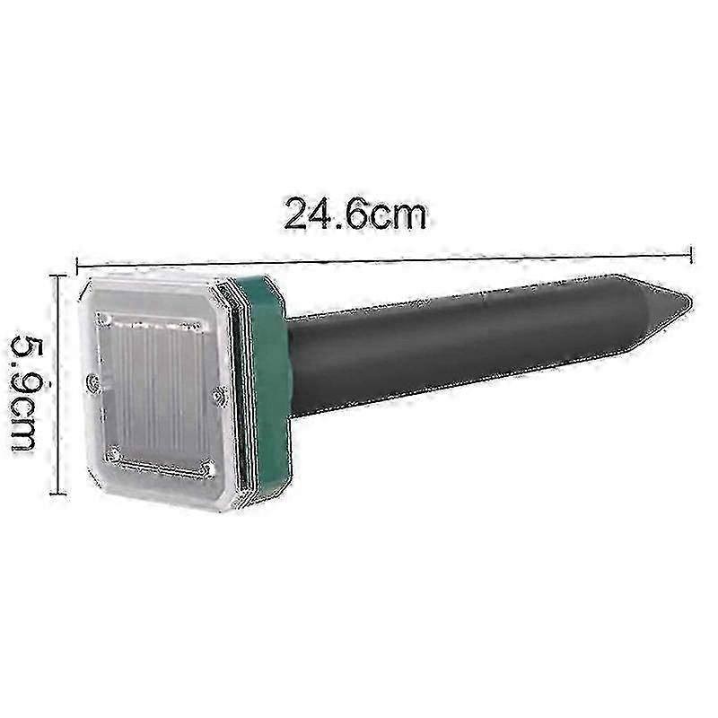 6 Pcs Solar Powered Snake Repellent For Outdoors,ultrasonic Snake Repellent,solar Snake Repellent For Outdoors,electronic Snake Repeller For Yard-113t