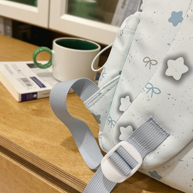 Junior High School Student Schoolbag Women's Large Capacity Waterproof Lightweight Printed Backpack