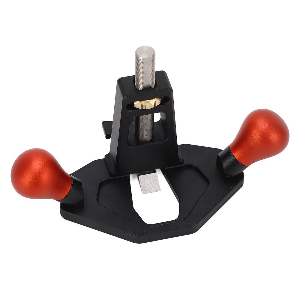 Depth Stop Woodworking Router Plane Aluminum Alloy Grip Trimming Plane  Dados Cutting
