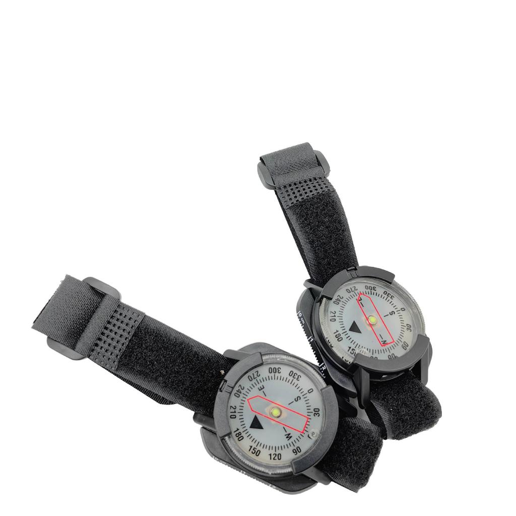 Diving Outdoor Wristwatch Compass with Luminous Display and Strong Magnetism