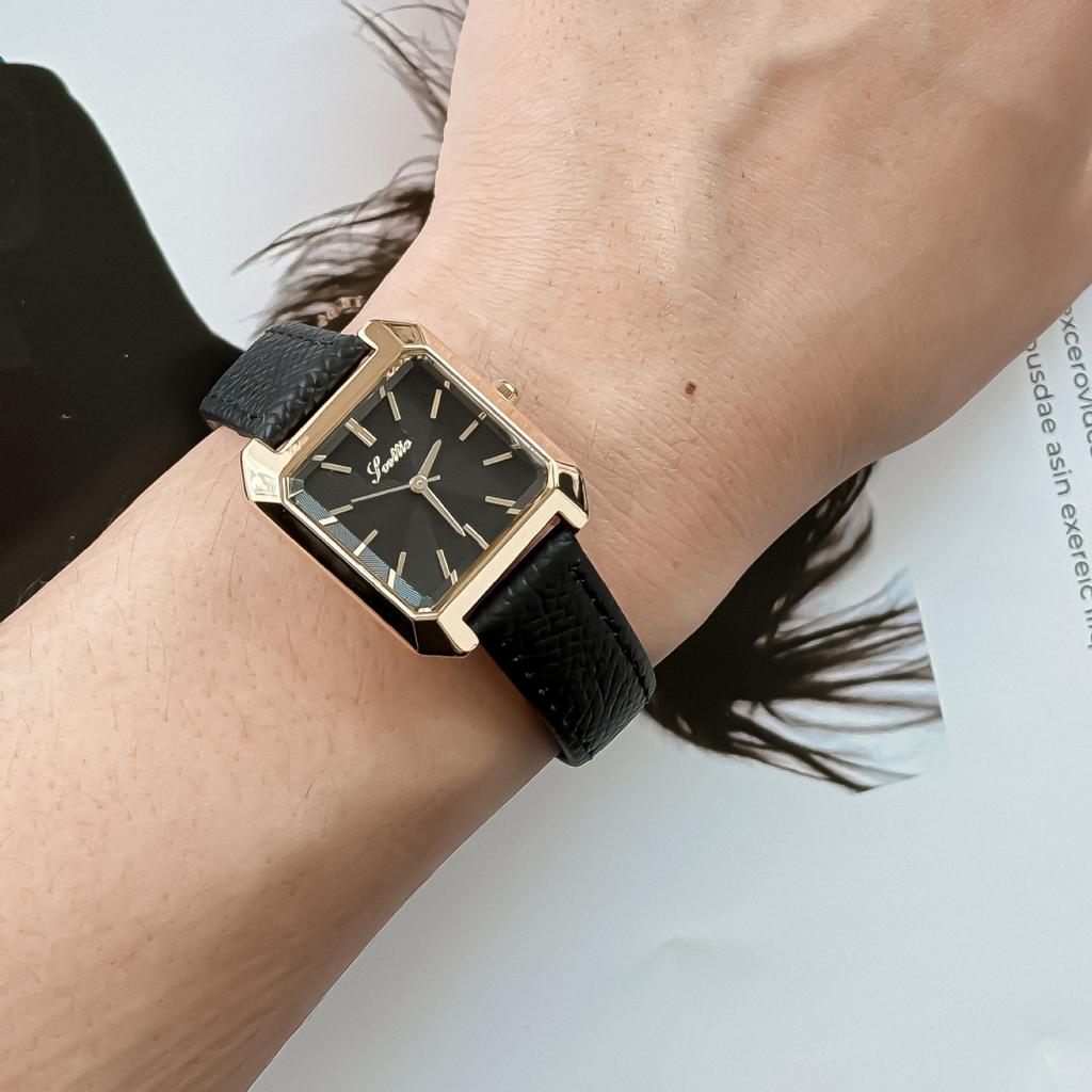 9153B waterproof square women's quartz watch belt women's watch high value