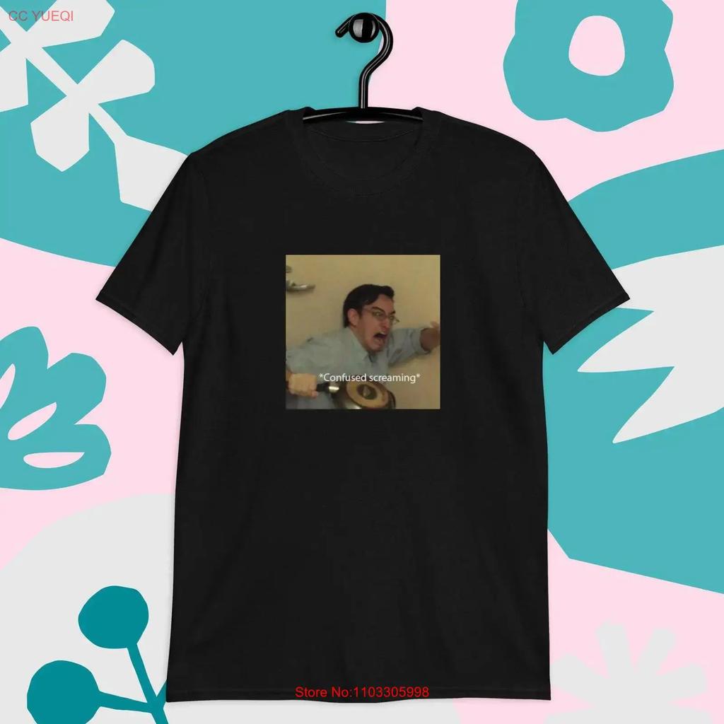 Filthy Frank Confused T Shirt Iconic Meme Vintage Casual Fashion Unisex Stylish Homme Stretched Breathable
