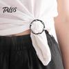 Clothing Styling Tool Shirt Ties Clips for Women, Multifunctional Scarf Ring And Slides, T-Shirt Waist Tightener Cincher Knot Clip Rings Large