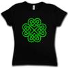 Celtic Knot Shamrock Print T-shirt