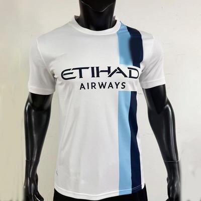 Maglia da calcio da trasferta retrò Man City 2013-14