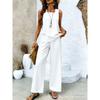 European and American 1D digital printing bohemian women's sleeveless suit is suitable for daily wear and vacation spot