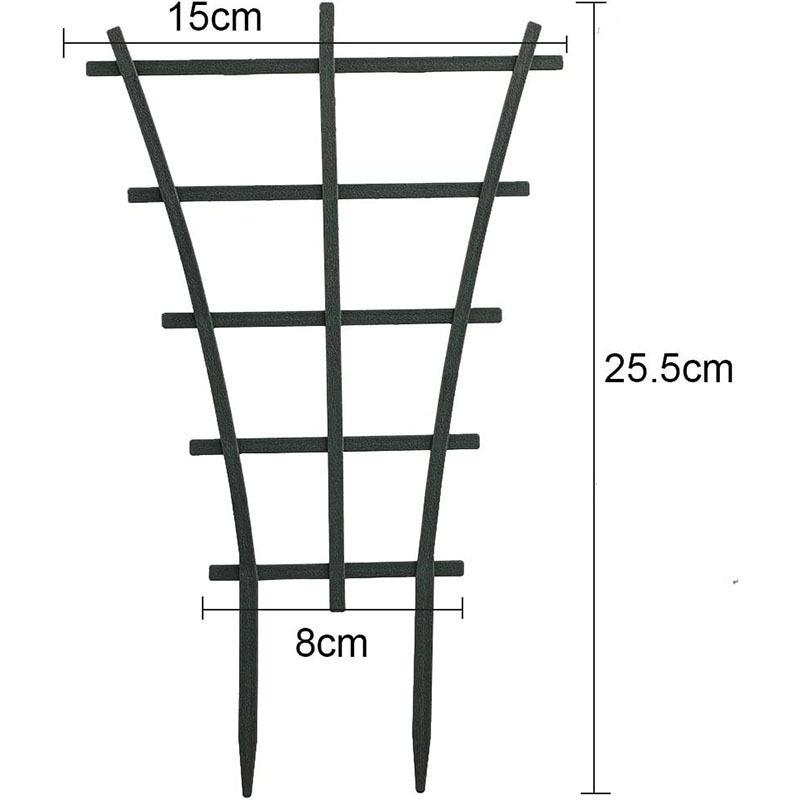 Plastic Plant Support Pile Frame Vines Garden Vines Climbing Stake Stand Flower Potted Rack Fixed Rod Greenhouse Arrangement New