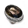 Smoky Quartz Handmade 925 Steling Silver Jewelry Ring Size 6.5 i2M03