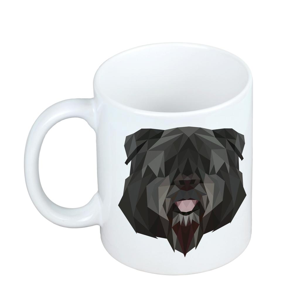 Bouvier Des Flandres -Kubek Ze Zdjęciem I Napisem Geometryczny Pies Art-Dog