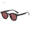 Óculos de Sol Vintage Redondos Feminino Designer Retro Rebite Óculos de Sol Moda Feminina Espelho Preto Armações Pequenas Oculos De Sol