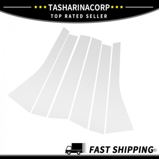 6 Pcs Car Door Pillar Window Trim for Honda BRV 16-23 Silver Tone