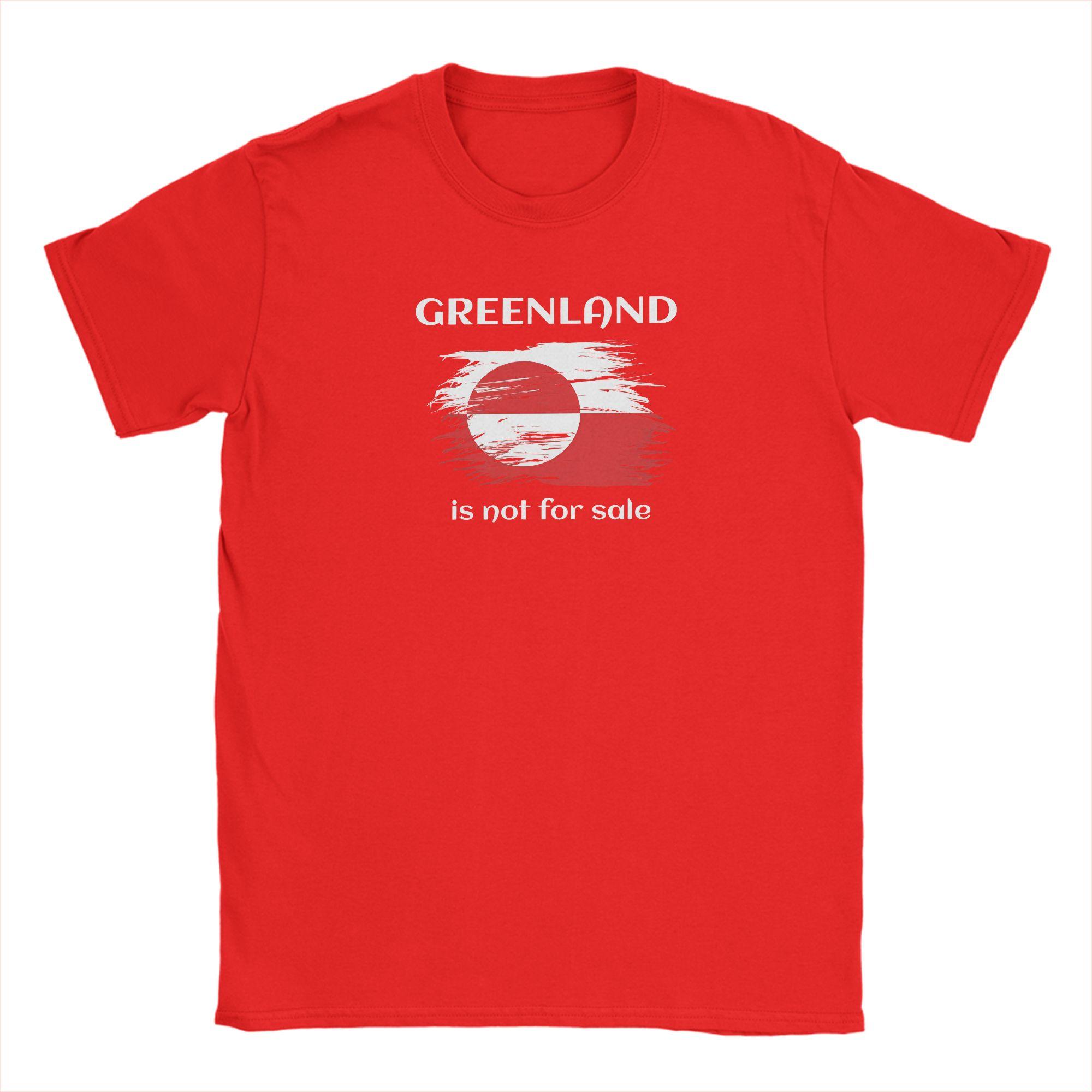 

Unisex Greenland Is Not For Sale T Shirts Cotton Tops Funny Short Sleeve Crew Neck Tee Shirt 4XL 5XL TShirt S