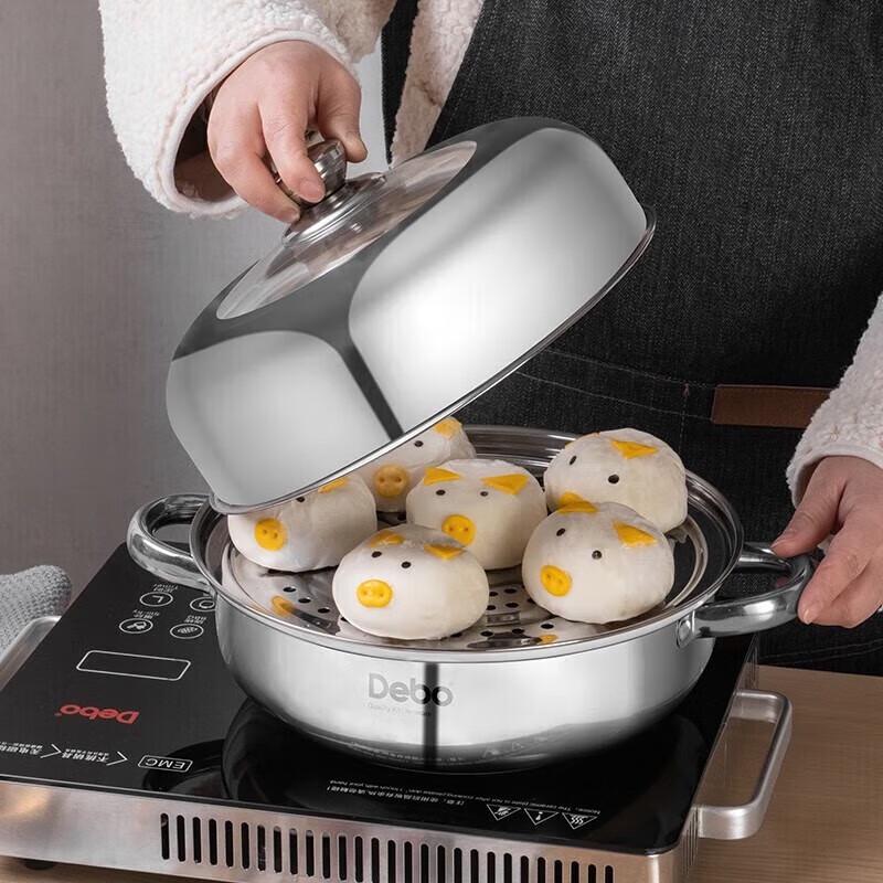 DeBo Berlin Duke 26cm Edelstahl Dampfgarer & Suppentopf