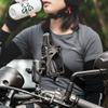 Portaborraccia per moto, regolabile, leggero e robusto, facile e veloce da montare per il ciclismo.