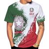 Italy Flag Graphic Men's T-shirts 3D Print Italian National Emblem T-shirts Streetwear Oversized Short Sleeve Tops