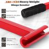 Hinge Adjustment Tool Heavy Duty Steel Hinge Bender Wrench with AntiSlip Grip for .180 Gauge