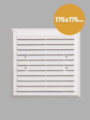 Ventilation Grille 175*175Mm White - Kra 001 Bi