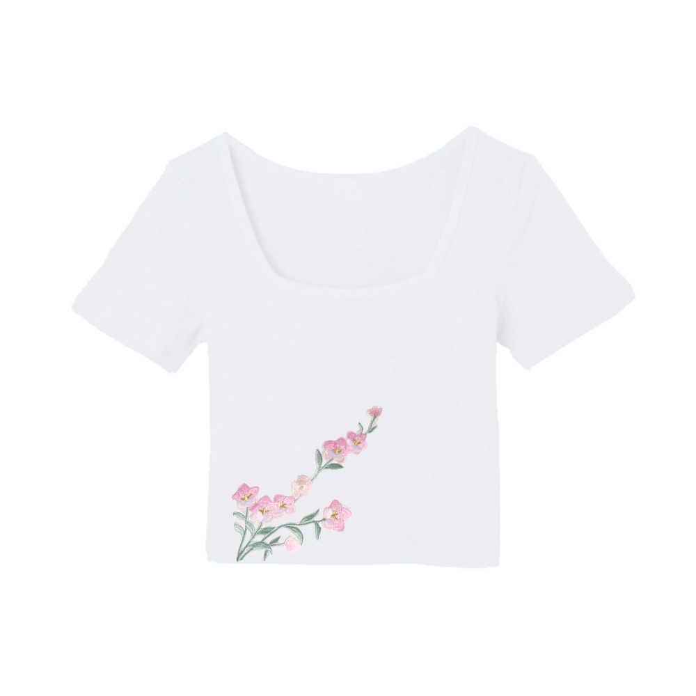Plum Blossom Flower Embroidered Patches Elegant Exquisite Clothing Applique Iron on Vintage Clothes Patches Sewing