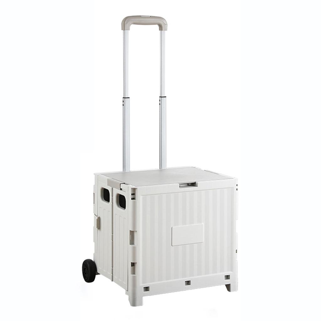 Portable Folding Hand Truck Lightweight Compact Utility Cart For Home Use