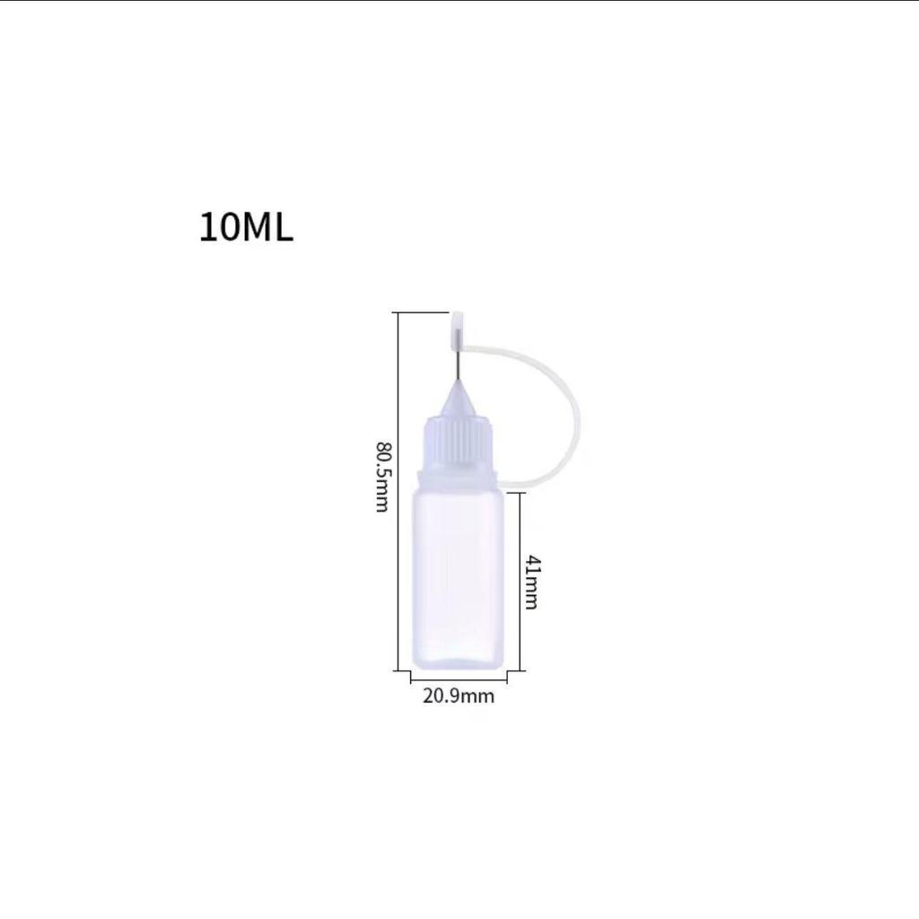 Quetschflasche aus PE-Kunststoff mit Loch für die Dosierung von ätherischen Ölen, Farben und Nadeln
