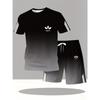 Men's 2-piece Suit, Suitable for Daily Casual Fitness, Running and Sports Wear