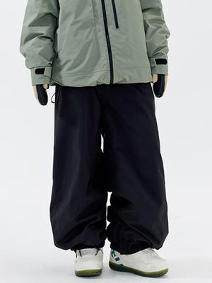 Unisex Windproof Waterproof Ski Pants: Warm, Loose Fit, Plus Size, Wear-Resistant for Men & Women