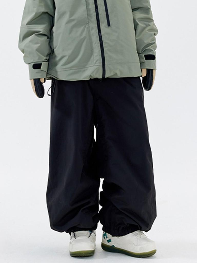 Unisex Windproof Waterproof Ski Pants: Warm, Loose Fit, Plus Size, Wear-Resistant for Men & Women