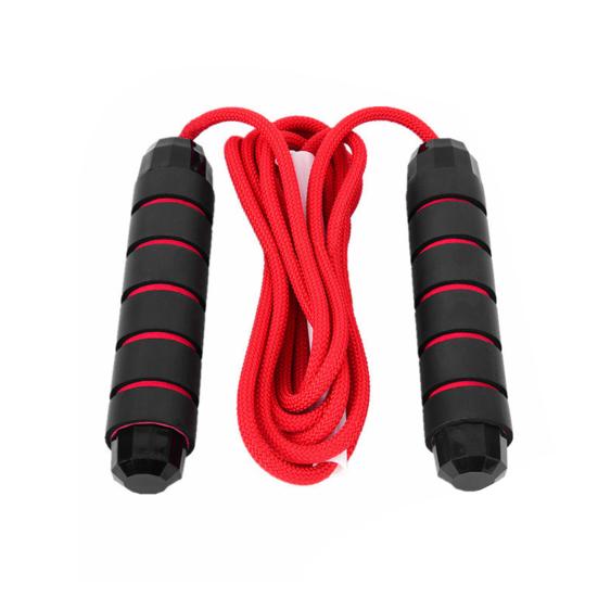

Пригодная для носки утяжеленная скакалка износостойкая пластиковая устойчивая к разрыву красный/чёрный