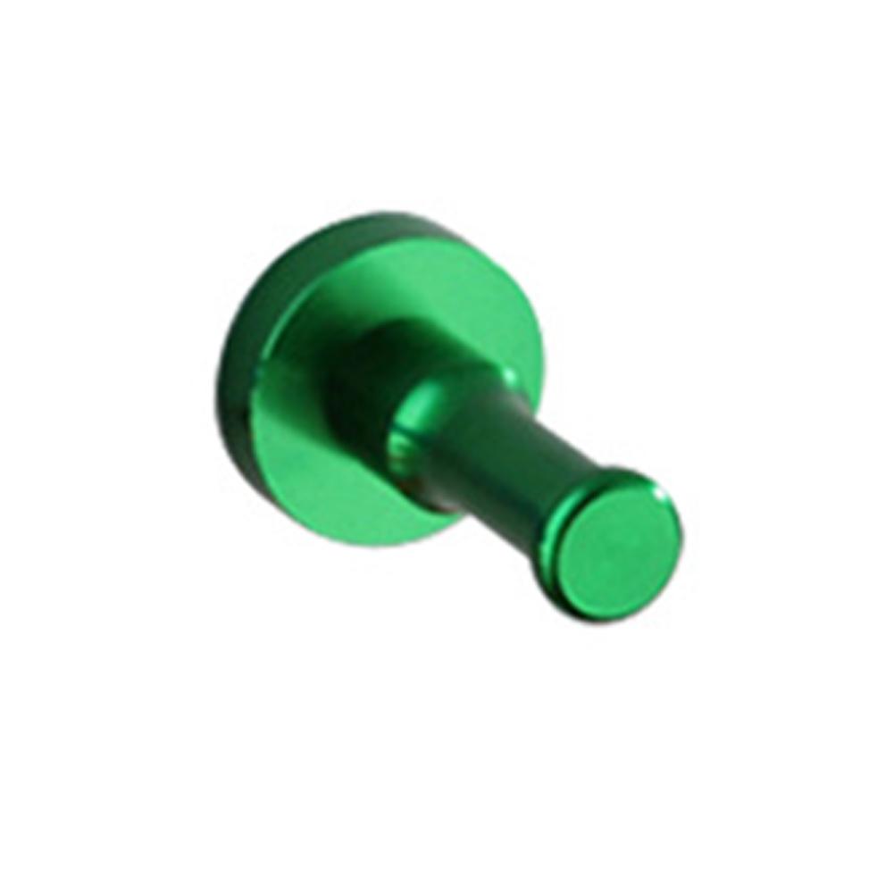 

1Pc Colorful Decorative Wall Hanger Metal Aluminum Drilling Wall Mount Hanger For Clothes Key Towel Hooks Bathroom Kitchen Decor