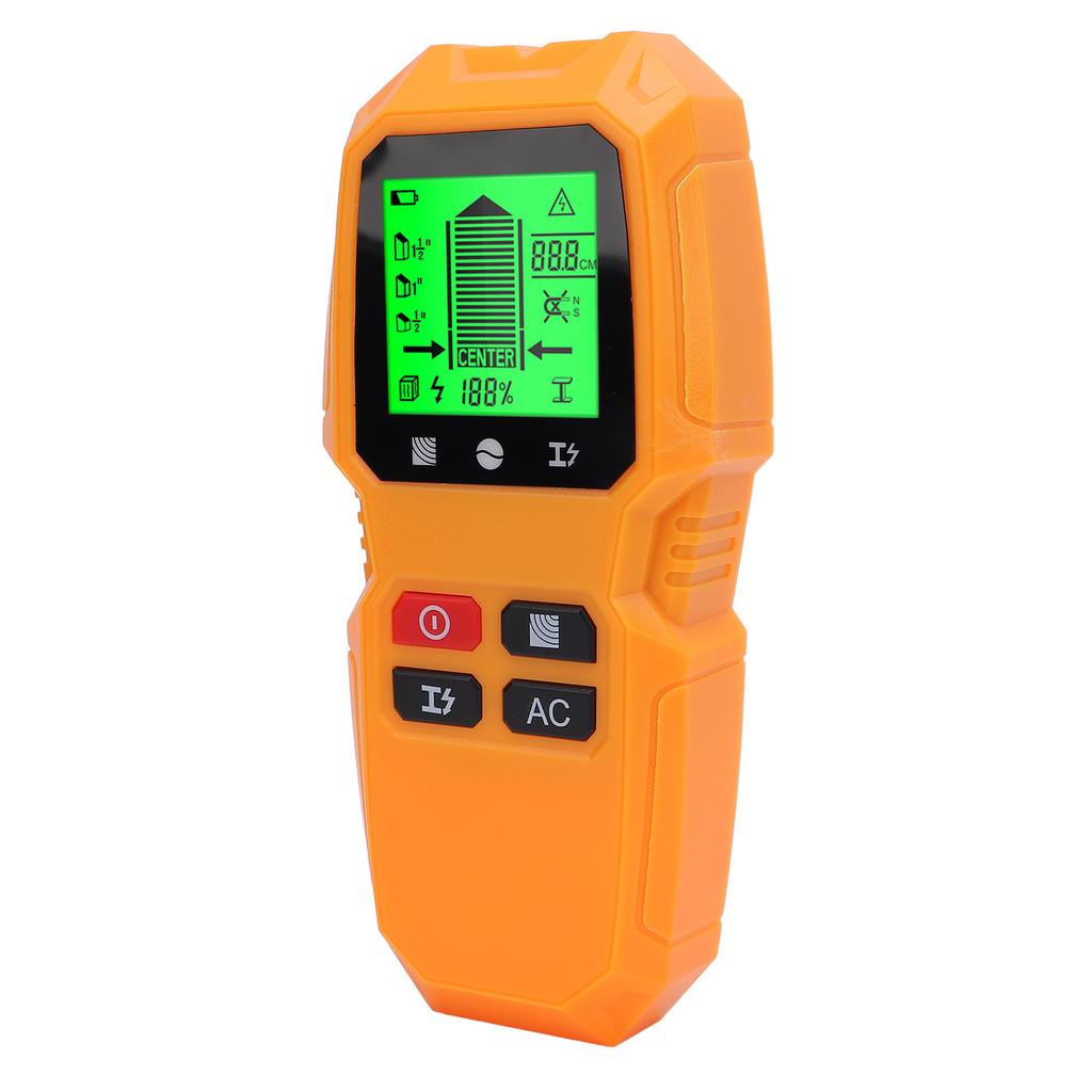 Stud Finder Scanner de perete 5 în 1 Sârmă electrică Detector de metale din lemn Instrument cu senzor cu afișaj LCD