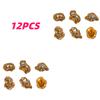 6pcs Creative Dinosaur Fossil Alloy Brooches Embroidery Patches Versatile Additions for Decorating Clothing Shoes and Bags Hats