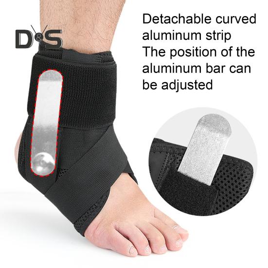 Ankle Brace Adjustable Ankle Support for Sprains Plantar Fasciitis Achilles Tendonitis Breathable Outdoor Sports Ankle Compression Sleeve