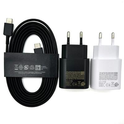 For Samsung Galaxy Note10 Charger 25W Super Fast Charge USB C Adapter 1.8m Cable For Samsung Galaxy Z Fold 6 5 4 3 2 S24 S23 S22 S21 S20 Plus