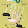 Creative Gift Double Drinking Lid Whale Fountain Tumbler Widened Handle 220ml Whale Cup 350ml Leak Proof Whale Spray Sippy Cup