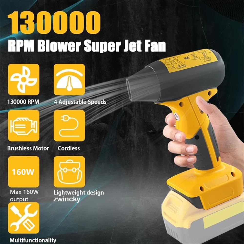 

Беспроводной ручной турбовентилятор Мини-воздуходувка для Dewalt 20V DCB200 DCB201 DCB203