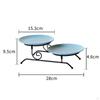 2 Layer Cupcake Cake Stand, Serving Tray Retro Storage Supplies Fruit Containers Display for
