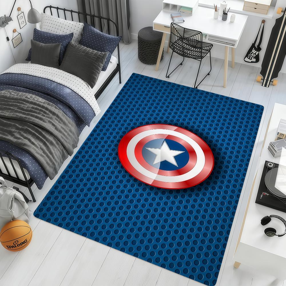 movie cool C-Captain A-America ML hogar Bedside Rug Kitchen Bath Floor Mat Hallway Balcony Carpet Entrance Doormat Decor Home