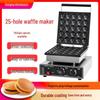Horno Eléctrico Comercial de 25 Agujeros para Dorayaki y Gofres Japoneses con Diseño Redondo de Doble Cabezal
