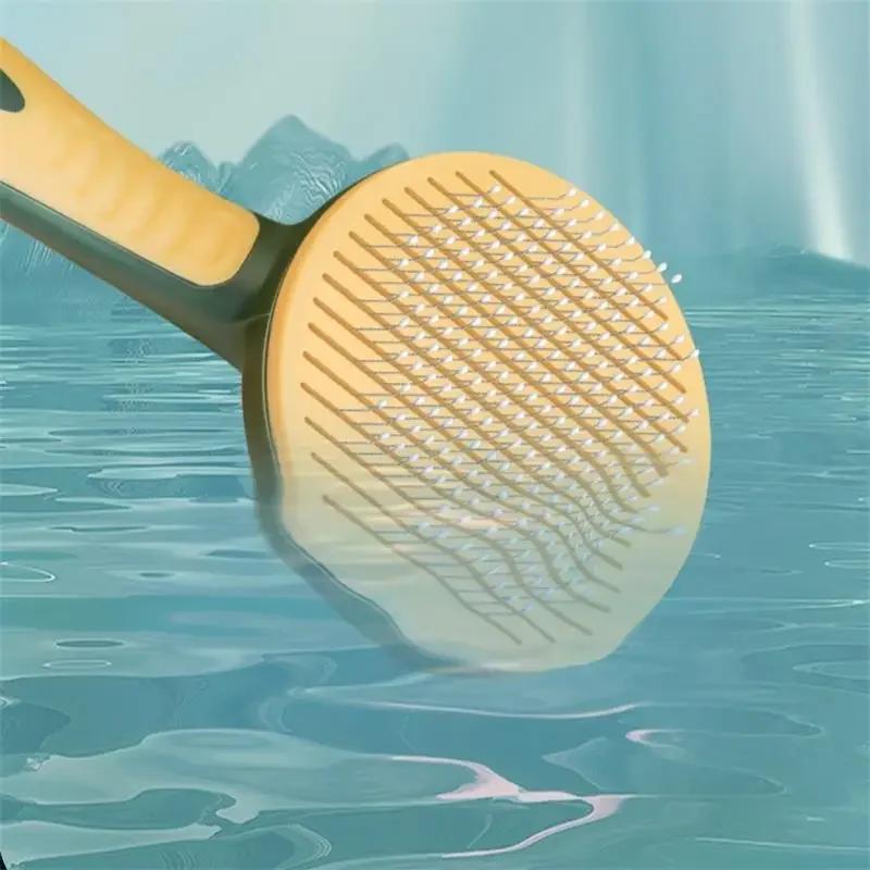 Self-cleaning Brush for Cats and Dogs, Grooming Tool, Removes Loose Tangled, Puppy Massage Comb, Cat Accessories