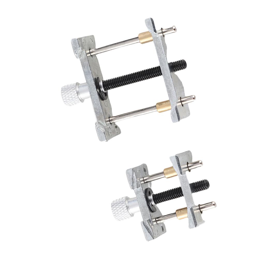 2pcs Steel Professional Watch Movement Holder Base Watch Repairing Tool for Watchmakers