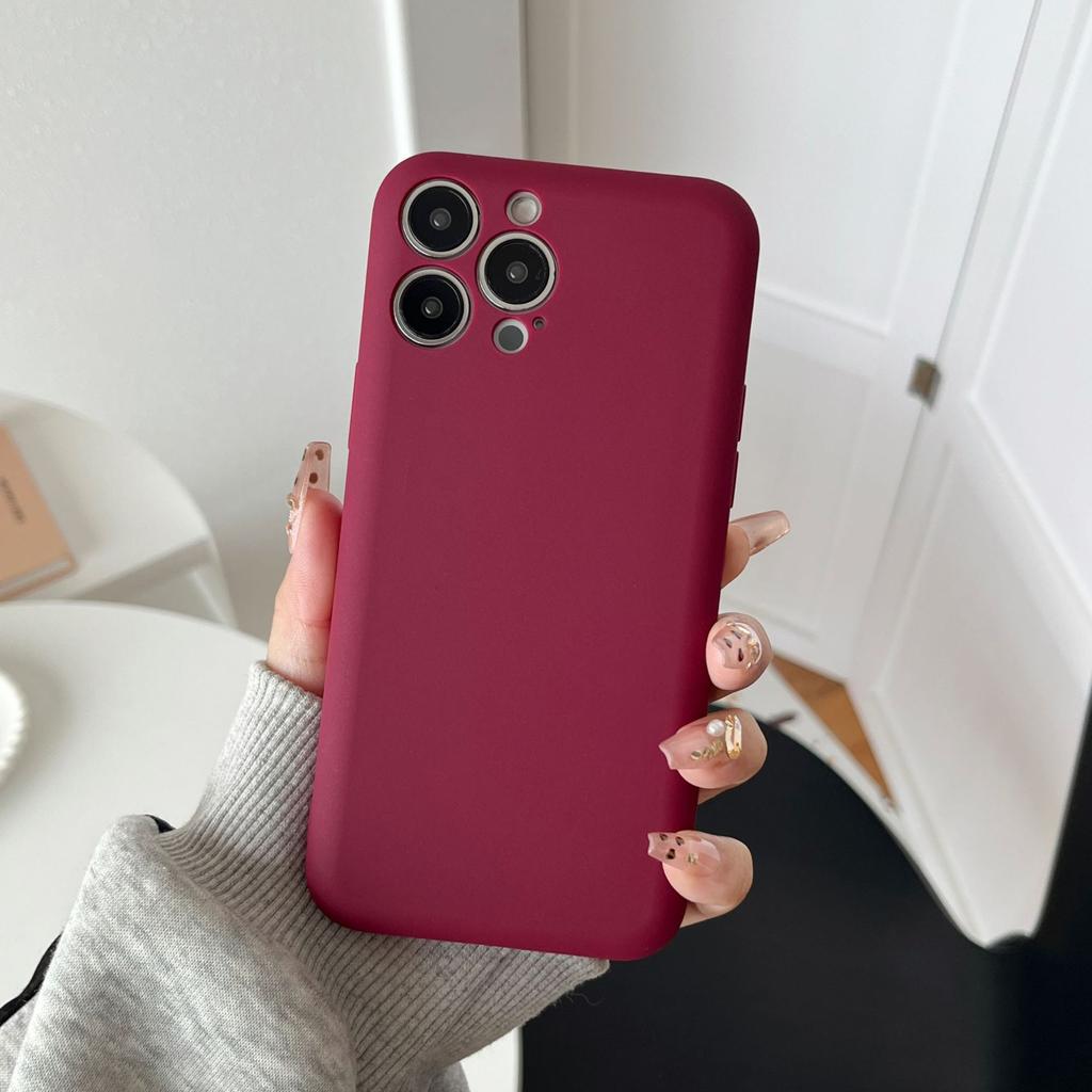 New for IPhone16 Mobile Phone Case Soap Liquid TPU Solid Color for Apple 15promax All-inclusive Protective Cover