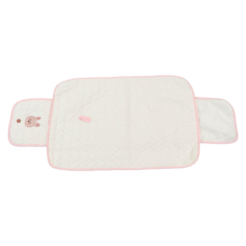 Baby Portable Changing Diaper Pad Foldable Waterproof Travel Diaper Changing Mat for Newborn Rabbit