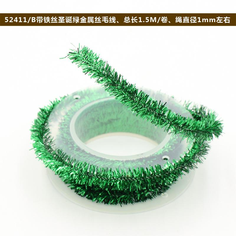 Christmas Decoration Metal Wire Color Strips DIY with Iron Wire Metal Wire Yarn Festival Supplies