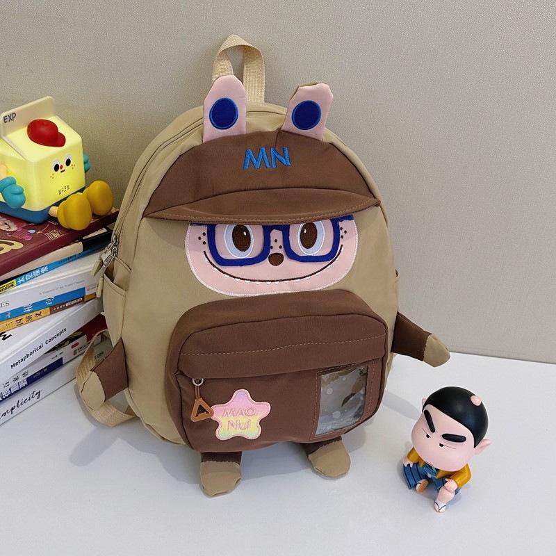 The Schoolbag Is Cute and Funny, the New Japanese Contrasting Colors, Niche Trends, Small Backpacks, and Large-capacity Backpacks.