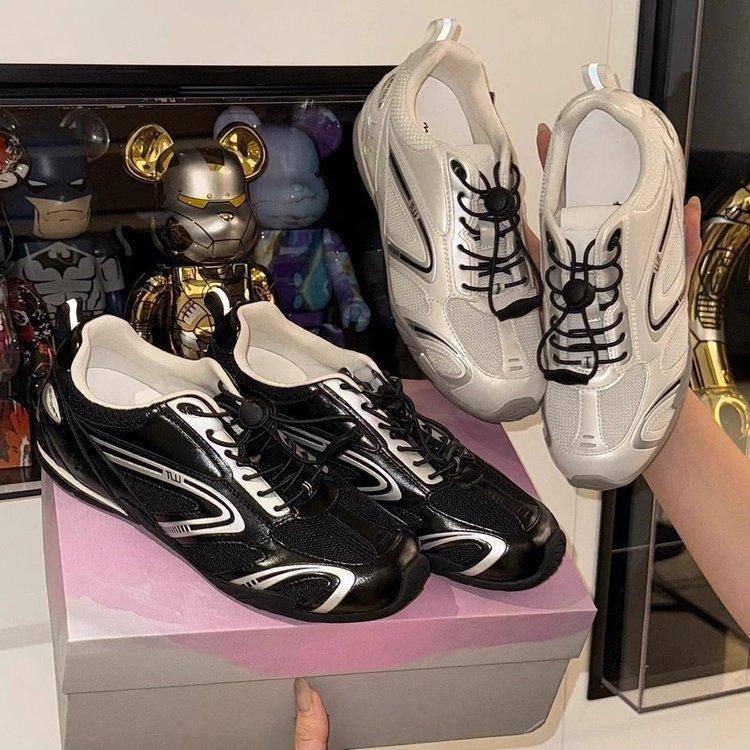 Fashion Racing Shoes Sneakers Casual Women Designer Retro Running Shoes Fashion Fabric Breathable Platform Shoes Hot Selling
